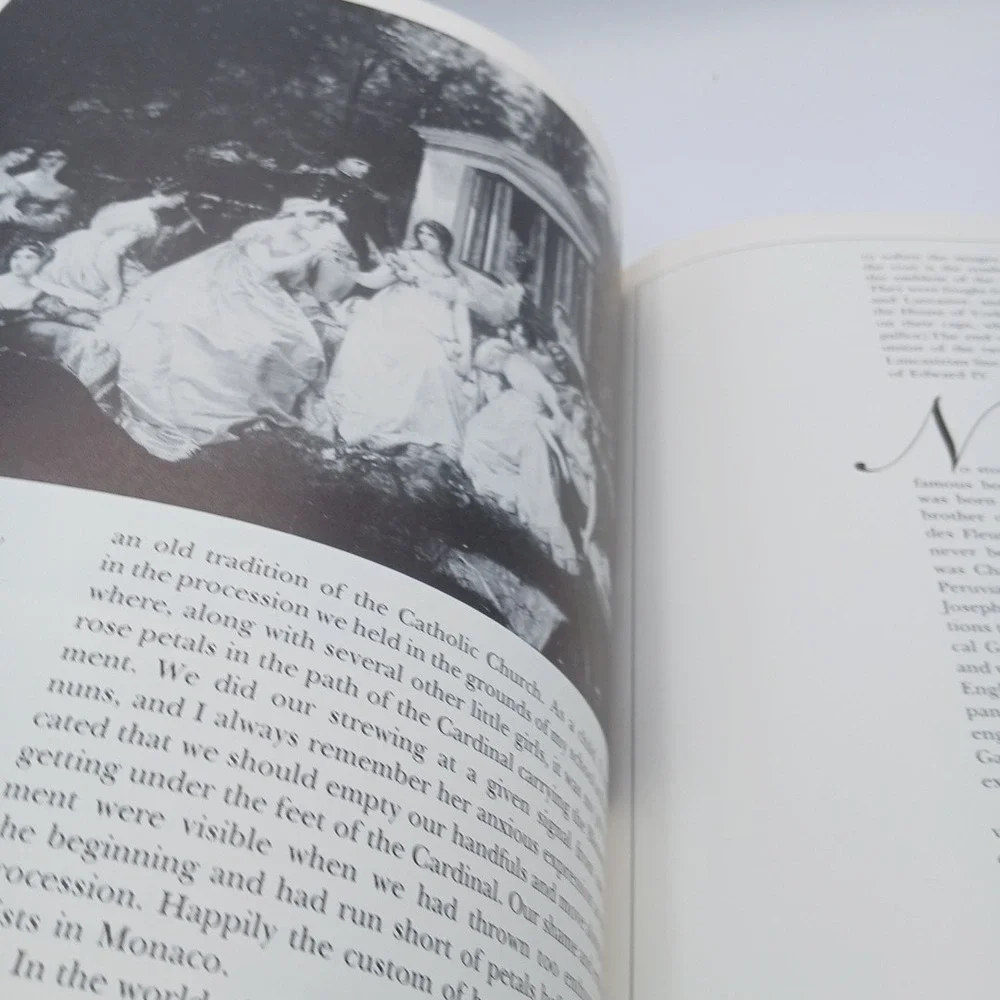 My Book of Flowers Princess Grace of Monaco Gwen Robyns NOS